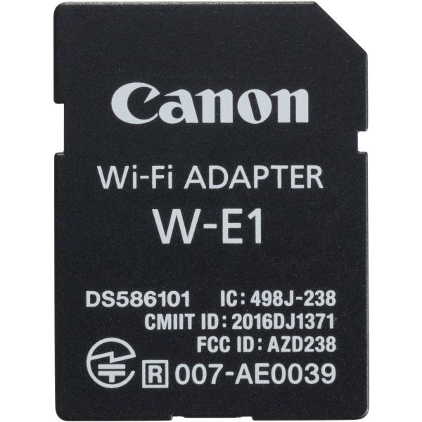 CANON SD CARD SHAPED WI FI ADAPTERW E1 EOS 7D II BUNDLE