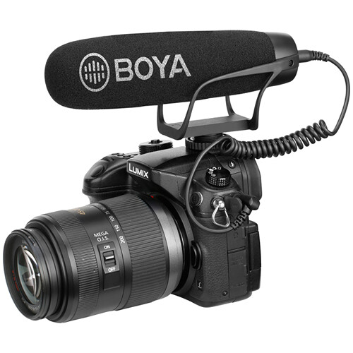 BOYA BY BM2021 Camera Mount Supercardioid Shotgun Microphone alandview 3