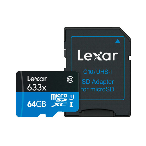 LEXAR Micro SD 633X 64GB 95MBps