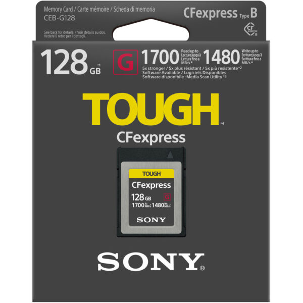 Sony 128GB Cfexpress Tough memory card 02