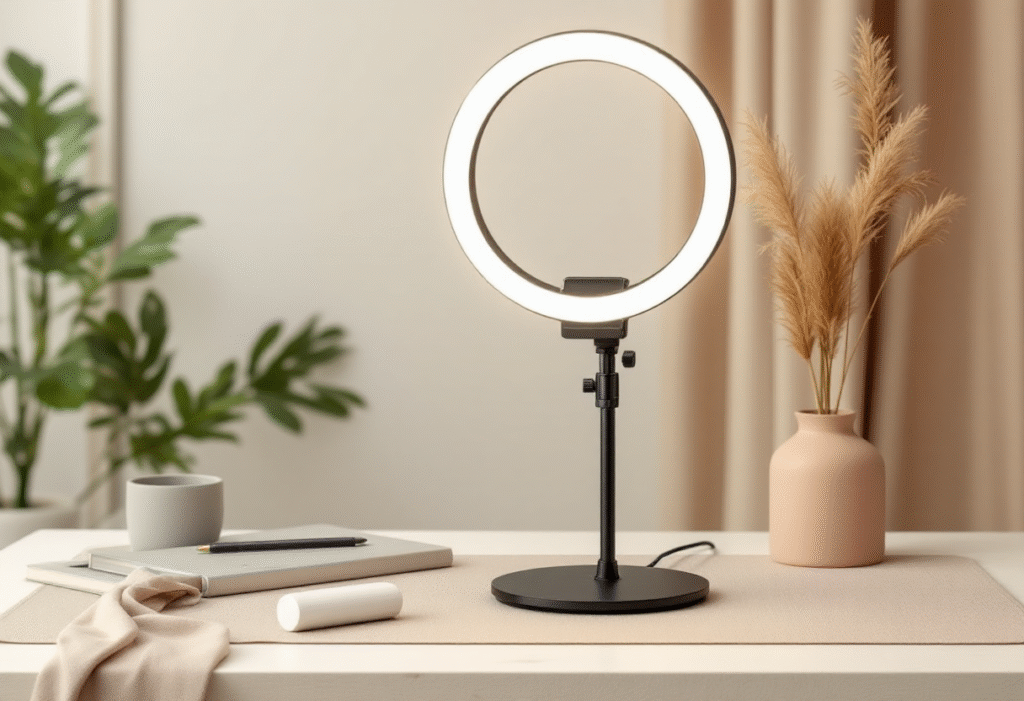 رینگ لایت برای تولید محتوا